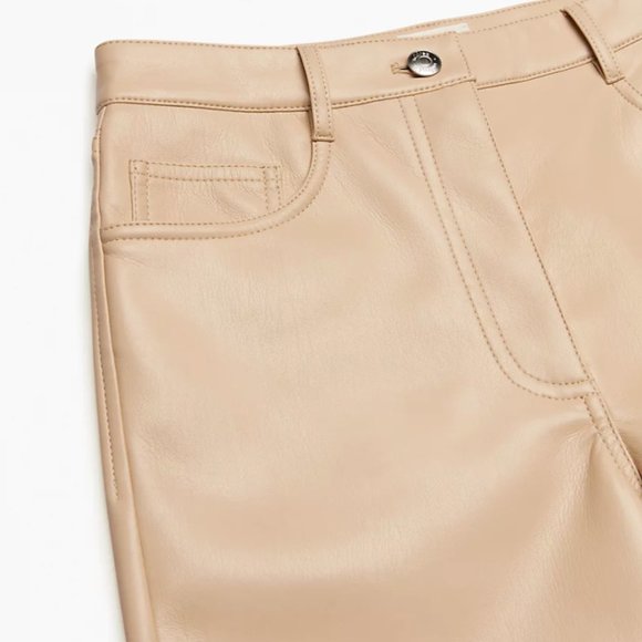 Aritizia The Melina Pant High-waisted Vegan Leather pants - Picture 7 of 8